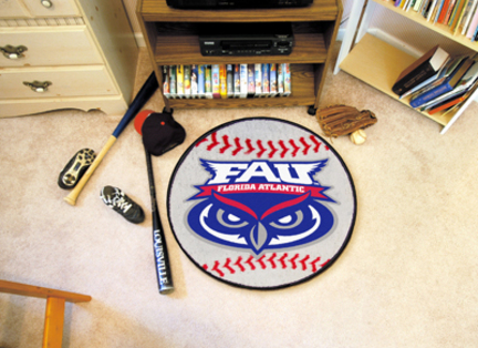 Florida Atlantic Owls 27" Round Baseball Mat