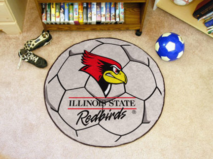 27" Round Illinois State Redbirds Soccer Mat