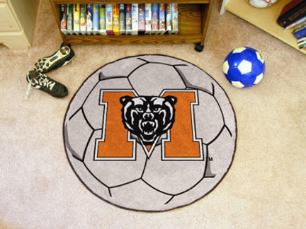 27" Round Mercer (Atlanta) Bears Soccer Mat