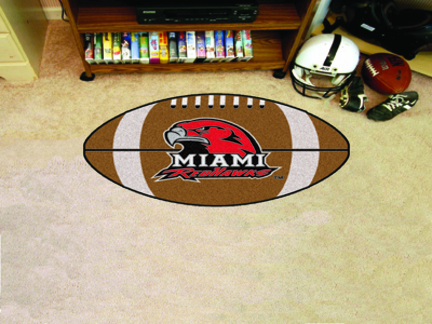 22" x 35" Miami (Ohio) RedHawks Football Mat