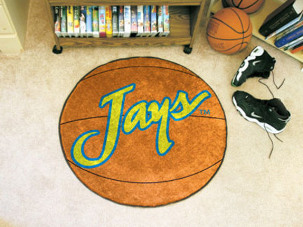 27" Round Creighton Blue Jays Basketball Mat