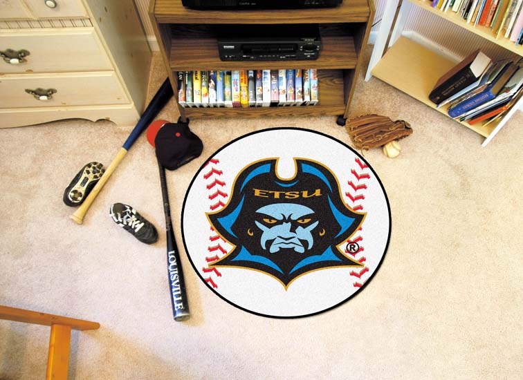 East Tennessee State Buccaneers 27" Round Baseball Mat
