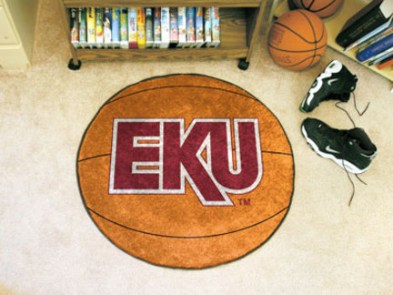 27" Round Eastern Kentucky Colonels Basketball Mat