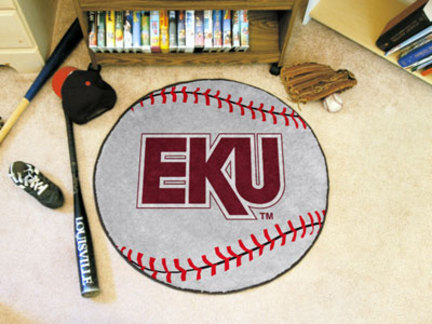 27" Round Eastern Kentucky Colonels Baseball Mat