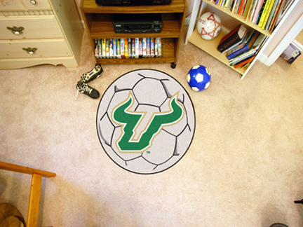 27" Round South Florida Bulls Soccer Mat