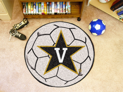 27" Round Vanderbilt Commodores Soccer Mat
