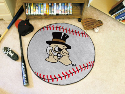 27" Round Wake Forest Demon Deacons Baseball Mat