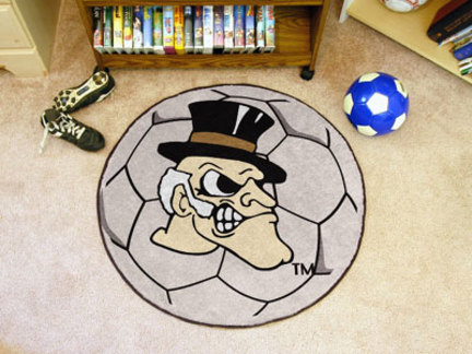 27" Round Wake Forest Demon Deacons Soccer Mat