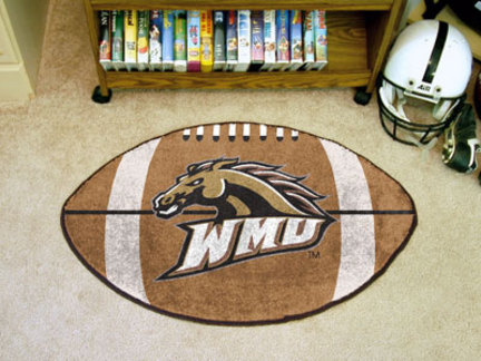 22" x 35" Western Michigan Broncos Football Mat