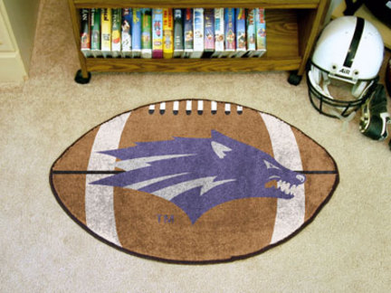 22" x 35" Nevada Wolf Pack Football Mat