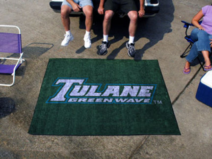 5' x 6' Tulane Green Wave Tailgater Mat