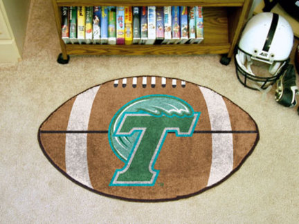 22" x 35" Tulane Green Wave Football Mat