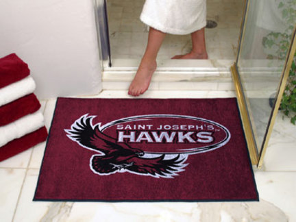 34" x 45" St. Joseph's Hawks All Star Floor Mat