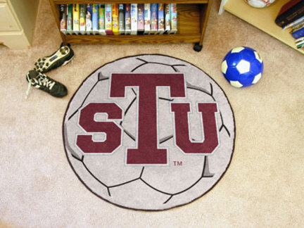 27" Round Texas Southern Tigers Soccer Mat