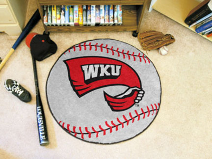 27" Round Western Kentucky Hilltoppers Baseball Mat