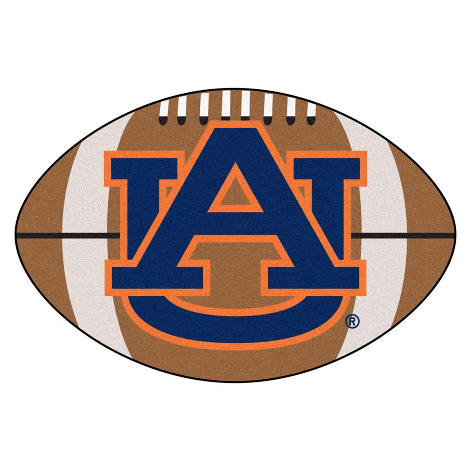 Auburn Tigers 22" x 35" Football Mat (with "AU")