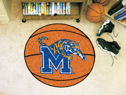 27" Round Memphis Tigers Basketball Mat