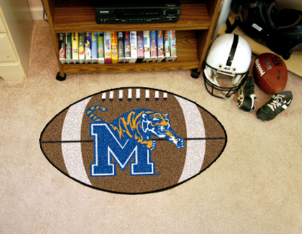 22" x 35" Memphis Tigers Football Mat