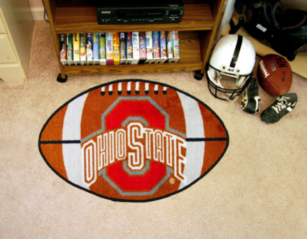 22" x 35" Ohio State Buckeyes Football Mat