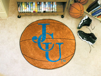 27" Round John Carroll Blue Streaks Basketball Mat