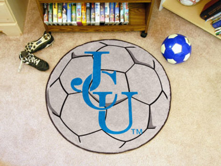 27" Round John Carroll Blue Streaks Soccer Mat