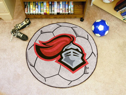 27" Round Rutgers Scarlet Knights Soccer Mat