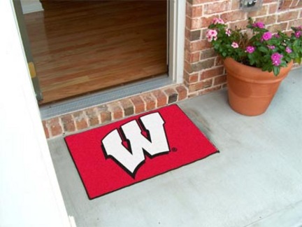 Wisconsin Badgers "W" 19" x 30" Starter Mat