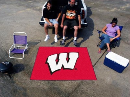 Wisconsin Badgers "W" 5' x 6' Tailgater Mat