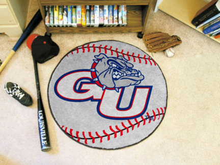 27" Round Gonzaga Bulldogs Baseball Mat