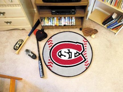 St. Cloud State Huskies 27" Round Baseball Mat