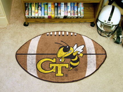 22" x 35" Georgia Tech Yellow Jackets Football Mat