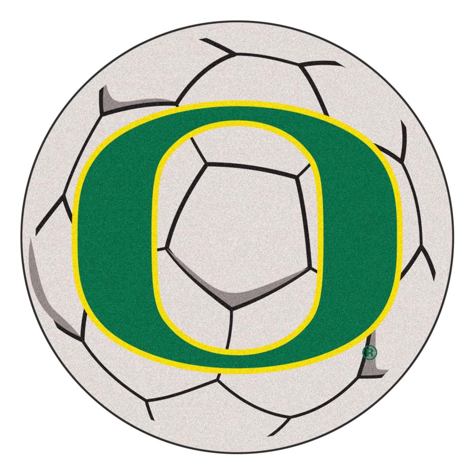 27" Round Oregon Ducks Soccer Mat