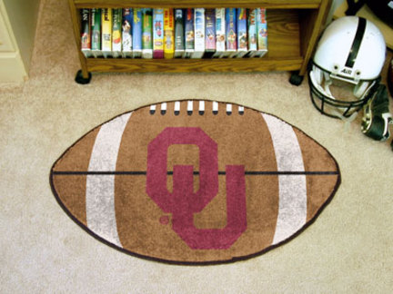 22" x 35" Oklahoma Sooners Football Mat