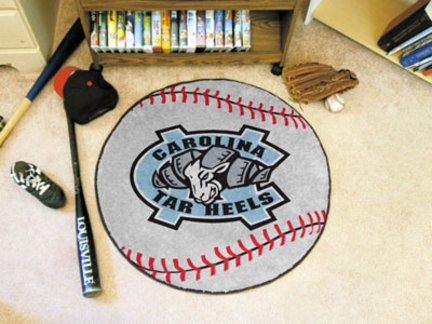 North Carolina Tar Heels 27" Round Baseball Mat