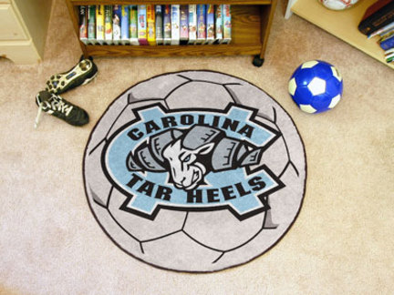 North Carolina Tar Heels 27" Round Soccer Mat