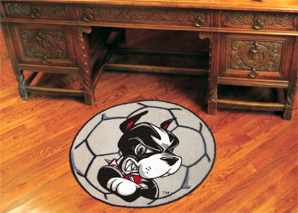 27" Round Boston Terriers Soccer Mat