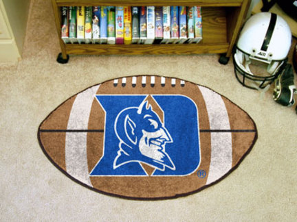 22" x 35" Duke Blue Devils Football Mat