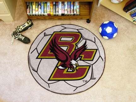 27" Round Boston College Eagles Soccer Mat