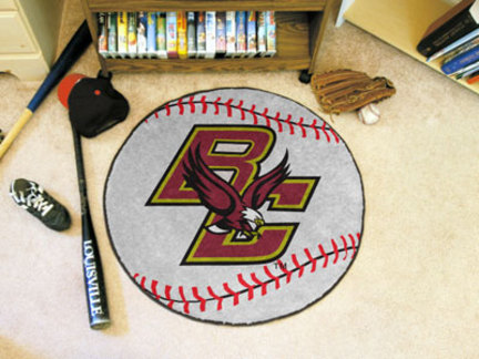 27" Round Boston College Eagles Baseball Mat