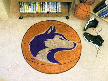 27" Round Washington Huskies Basketball Mat