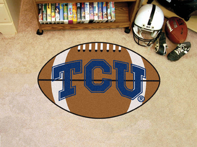 22" x 35" Texas Christian Horned Frogs Football Mat