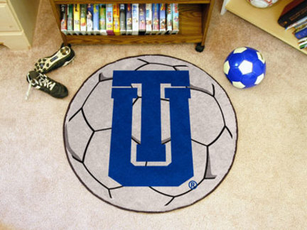 27" Round Tulsa Golden Hurricane Soccer Mat