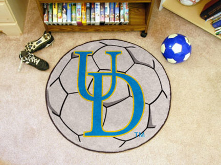 27" Round Delaware Fightin' Blue Hens Soccer Mat