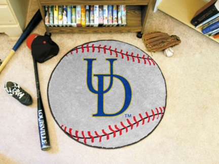 27" Round Delaware Fightin' Blue Hens Baseball Mat
