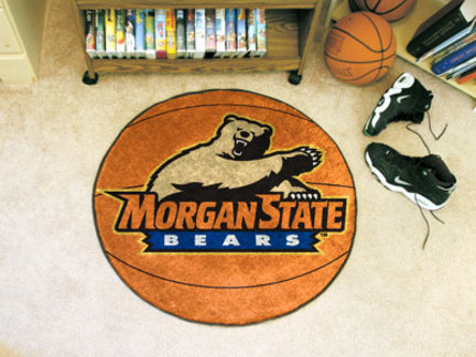 27" Round Morgan State Bears Basketball Mat