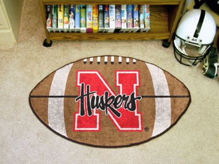 22" x 35" Nebraska Cornhuskers Football Mat