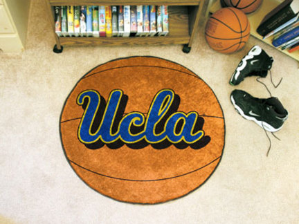 27" Round UCLA Bruins Basketball Mat