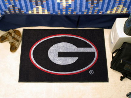 Georgia Bulldogs "G" 19" x 30" Starter Mat (Black)