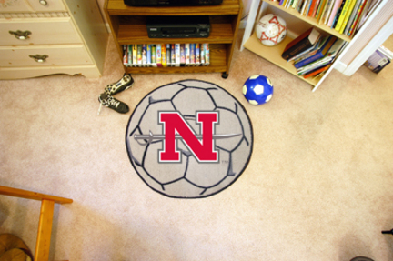 27" Round Nicholls State University Colonels Soccer Mat