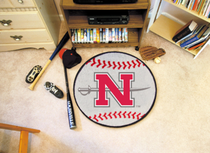 27" Round Nicholls State University Colonels Baseball Mat